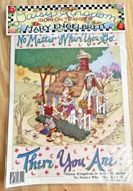 Mary Engelbreit Daisy Kingdom Iron-On Transfer 1990 No Matter Where You Go #6511